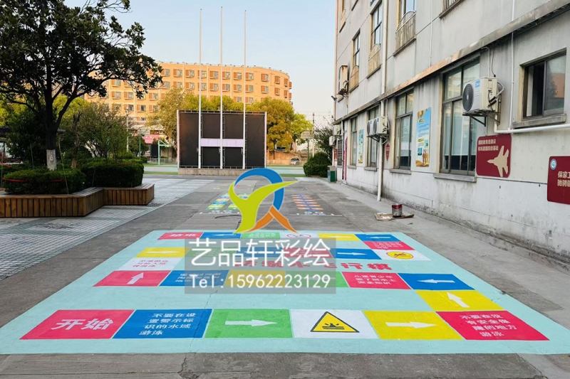 苏州彩绘绘就童趣天地