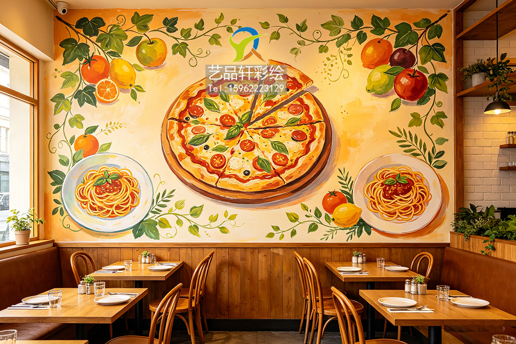 商业墙体彩绘
