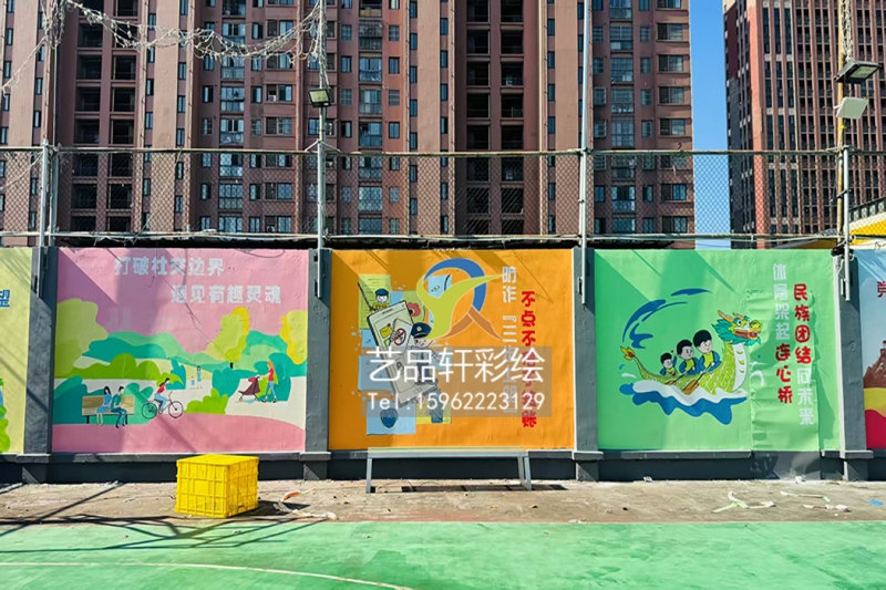 苏州手绘用艺术点亮场馆