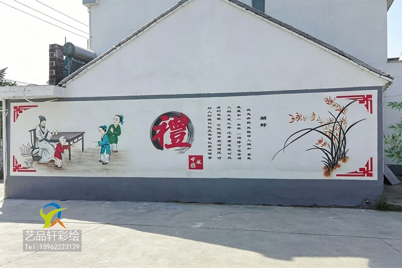 苏州墙体彩绘点亮美丽乡村